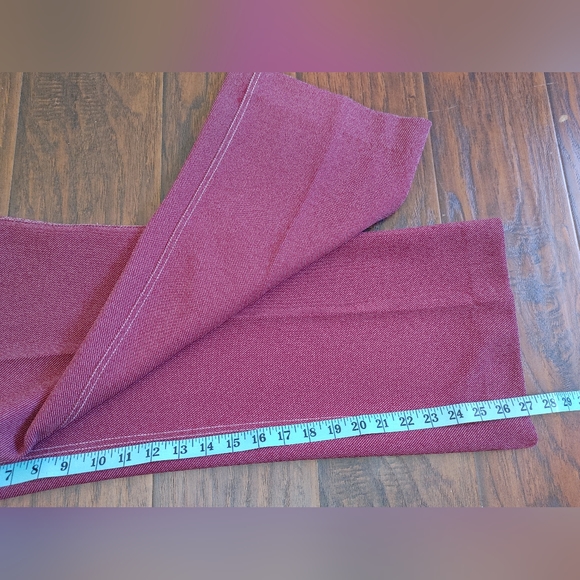 Vintage Sears Perma-Prest maroon pants - Picture 7 of 7